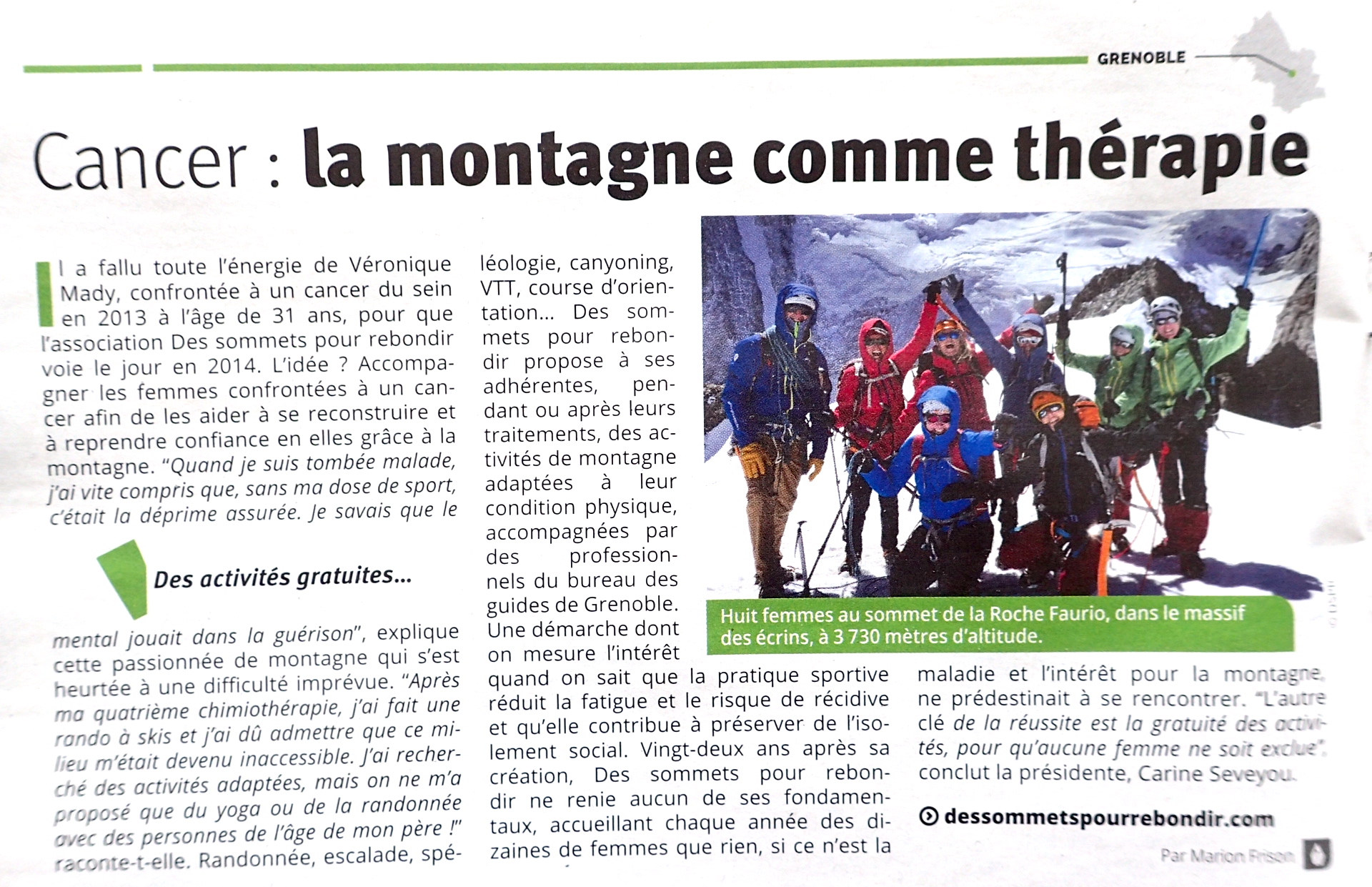 Article à propos de DSPR dans la revue Isère Mag d'avril-mai 2026